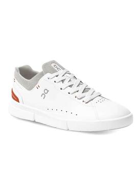 Sneaker Su Roger Advantage Flare Bianco e Rosso Uomo