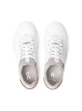 Sneaker Su Roger Advantage Flare Bianco e Rosso Uomo