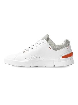 Sneaker Su Roger Advantage Flare Bianco e Rosso Uomo