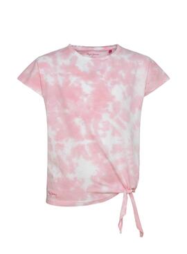 T-Shirt Pepe Jeans Cloe Rosa per Bambina