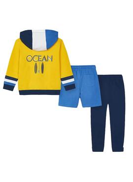 Tuta sportiva Mayoral Ocean Blu Navy per Bambino