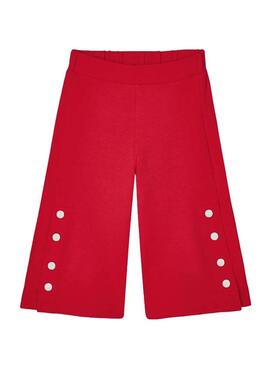 Pantaloni Mayoral Culotte Rosso Poppy per Bambina