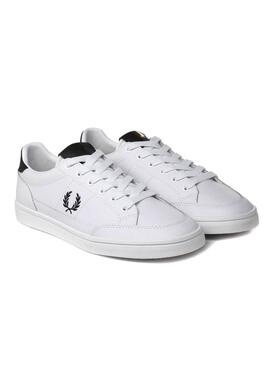 Sneaker Fred Perry Deuce Leather Bianco Uomo