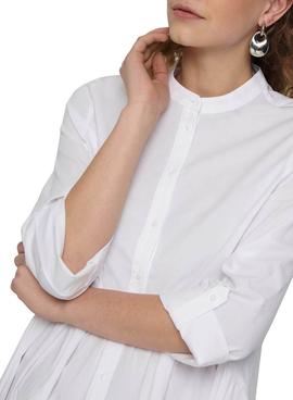 Vestito Only Ditte Life 3/4 Bianco per Donna