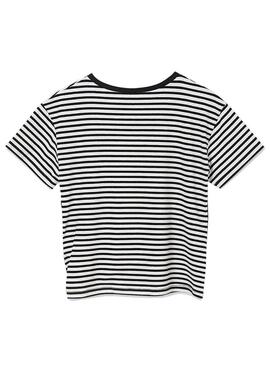 T-Shirt Mayoral Nodo Nero per Bambina