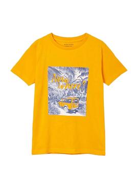 T-Shirt Mayoral Now Where? Arancio Bambino