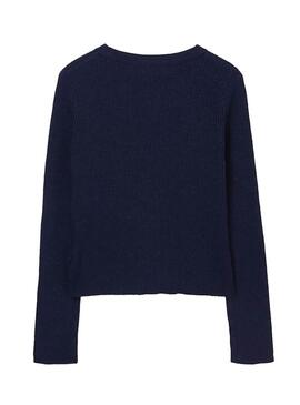 Giacca Mayoral Rebeca Tricot Blu Navy Bambina