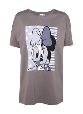 T-Shirt Only Disney oversize marrone per Donna