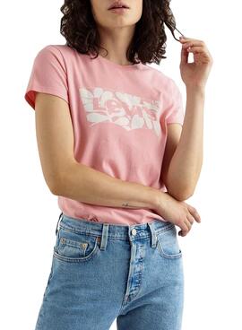 T-Shirt Levis The Perfect Tee Batwing Rosa Donna