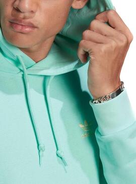 Felpa Adidas Essential Hoody Verde per Uomo