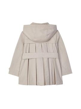 Trench Mayoral Beige Tavoli per Bambina