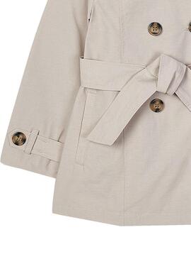 Trench Mayoral Beige Tavoli per Bambina