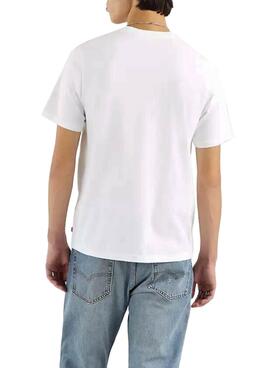 T-Shirt Levis Relaxed Fit Tee Logo Bianco Uomo