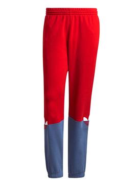 Pantalone Adidas Slice Trefoil Rosso per Uomo