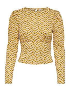 Top Only Pella Giallo per Donna