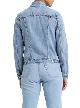 Giubbotto Denim Levis Original  Autocarro Blu  Donna