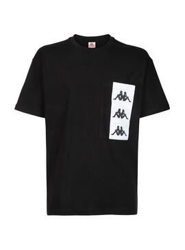 T-Shirt Kappa Ewan Nero per Uomo