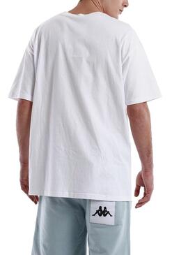 T-Shirt Kappa Ewan Bianco per Uomo