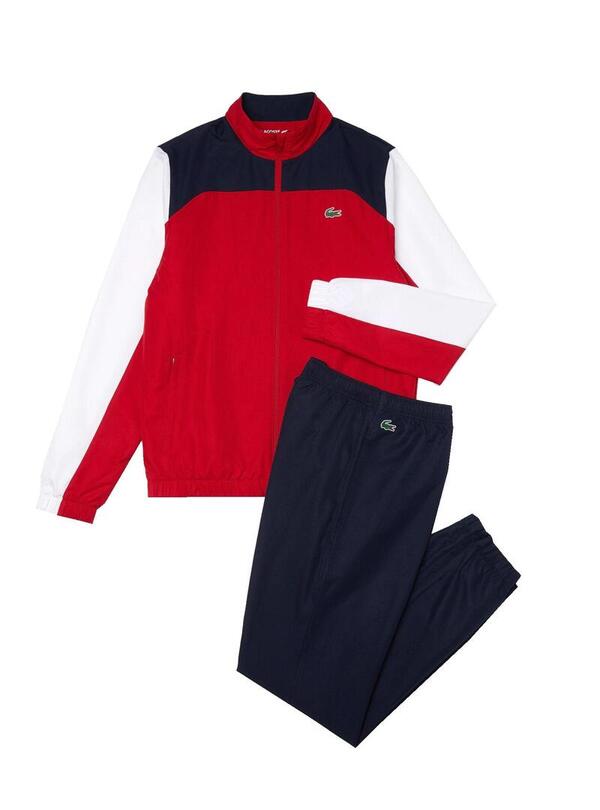 tuta lacoste rossa