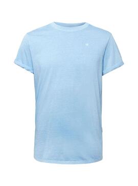 T-Shirt G-Star Lash Blu per Uomo