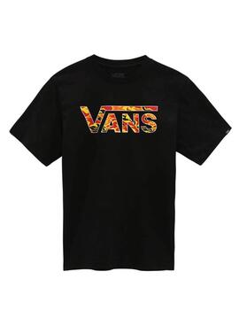 T-Shirt Vans Classic Logo Nero per Bambino
