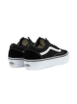 Sneaker Vans Old Skool Piattaforma Nera