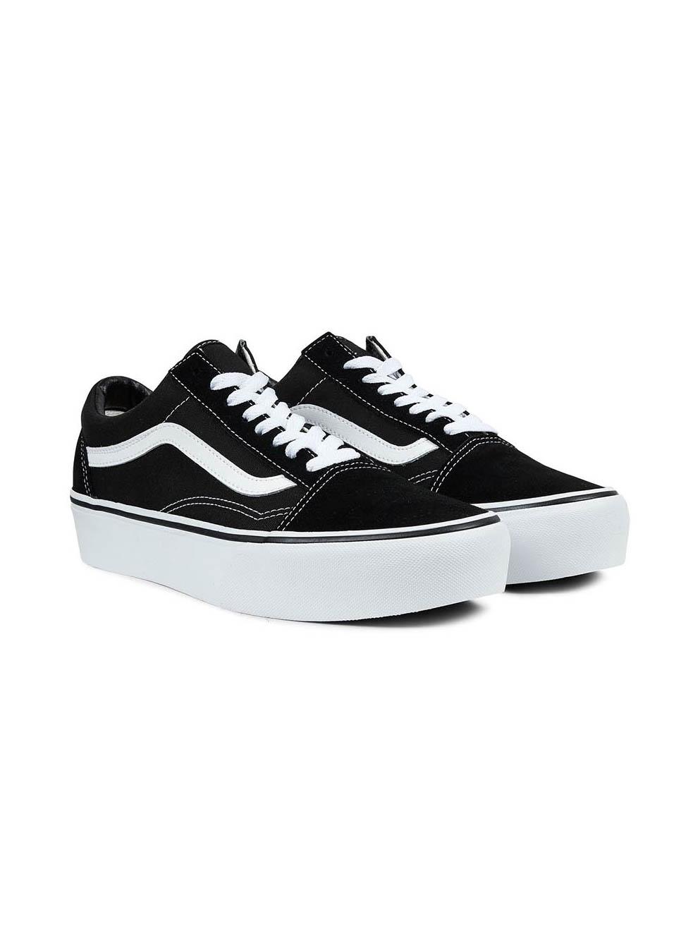 Sneaker Vans Old Skool Piattaforma Nera