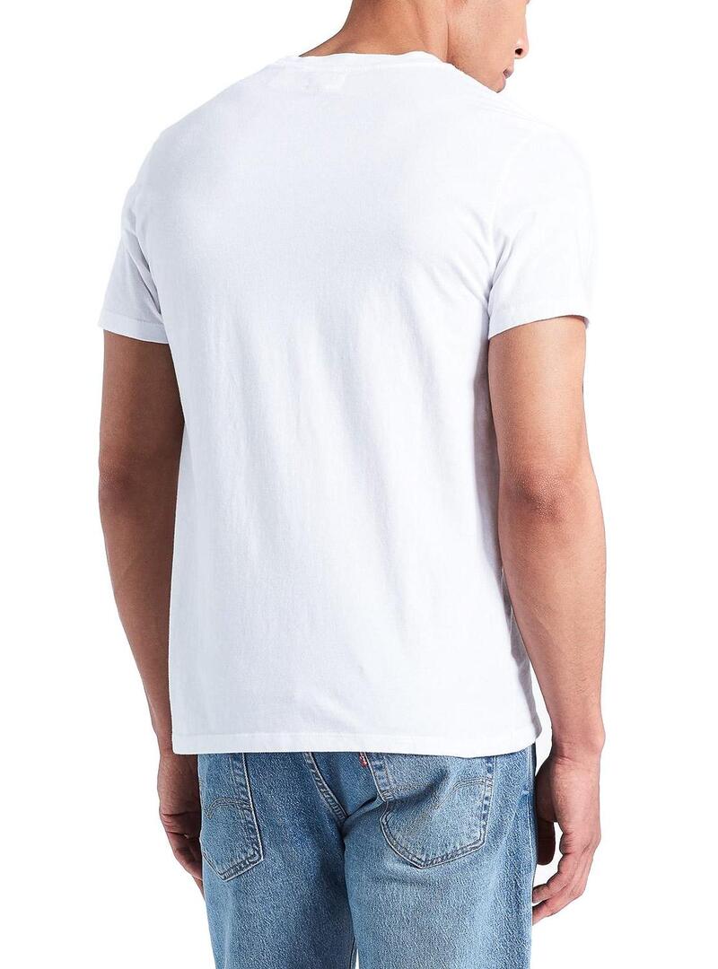 T-Shirt Levis Patch White