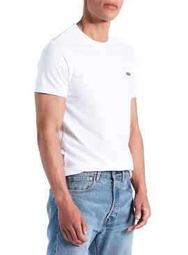 T-Shirt Levis Patch White