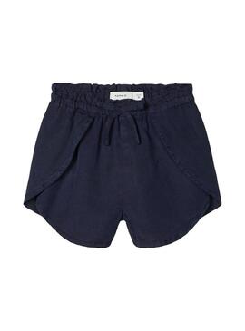 Shorts  Name It Fhallo Blu Navy per Bambina