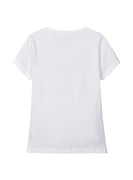 T-Shirt Name It Espira Bianco per Bambina