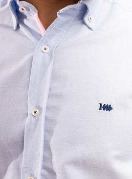 Camicia Klout Oxford Blu per Uomo
