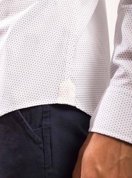 Camicia Klout Arrow Bianco y Blu per Uomo
