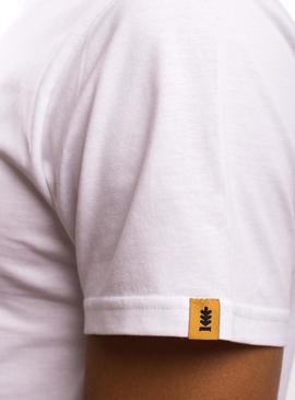 T-Shirt Klout Basic Bianco per Uomo