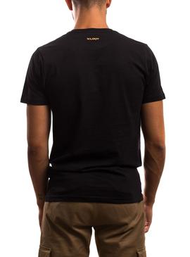 T-Shirt Klout Basic Nero per Uomo