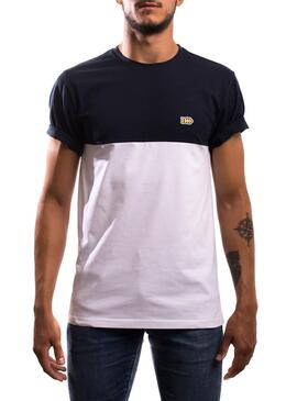 T-Shirt Klout Block Blu Navy per Uomo