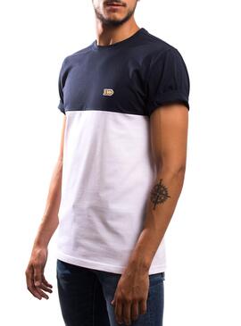 T-Shirt Klout Block Blu Navy per Uomo