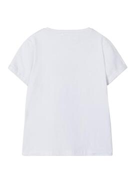 T-Shirt Name It Minnie Bianco per Bambina