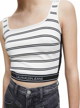 Top Calvin Klein Jeans Knitted Milano Stripe Donna
