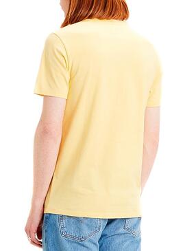 T-Shirt Levis Basic Giallo per Uomo