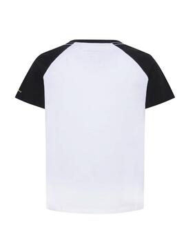 T-Shirt Pepe Jeans Karamo Bianco per  Bambino