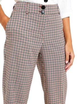 Pantalonies Only Bea Quadri Mid Ank per Donna