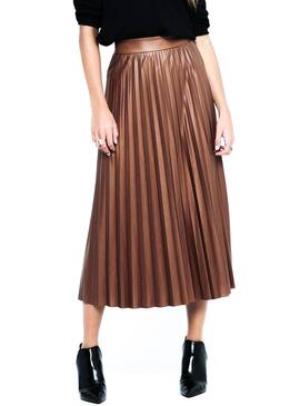 Gonna Only Anina Midi Camel per Donna