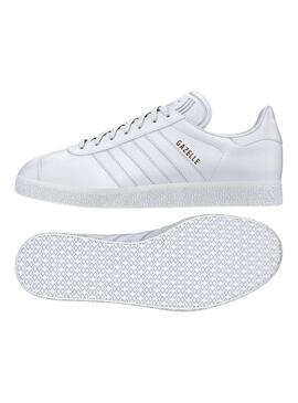 Sneaker Adidas Gazelle Bianco Piel Uomo Donna