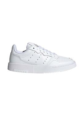 Sneaker Adidas Supercourt Junior Pelle Bianco