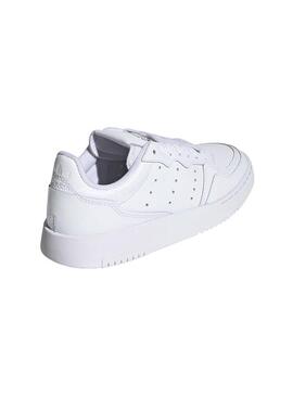 Sneaker Adidas Supercourt Junior Pelle Bianco