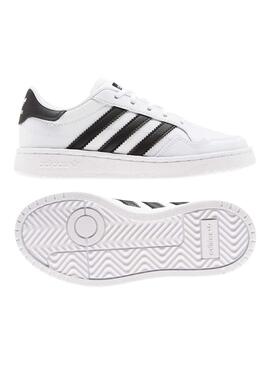 Sneaker Adidas Team Court C Bianco per Bambino