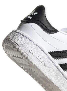 Sneaker Adidas Team Court Mini Bianco per Bambino