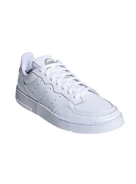 Sneaker Adidas Supercourt Leather Bianco da Uomo