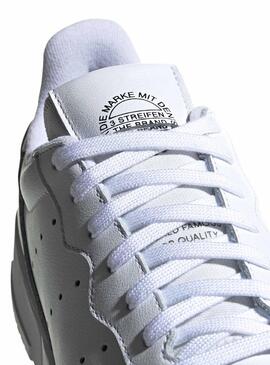 Sneaker Adidas Supercourt Leather Bianco da Uomo